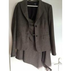 Mexx colbert en rok bruin