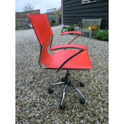 bureaustoel - rood - nr 8413
