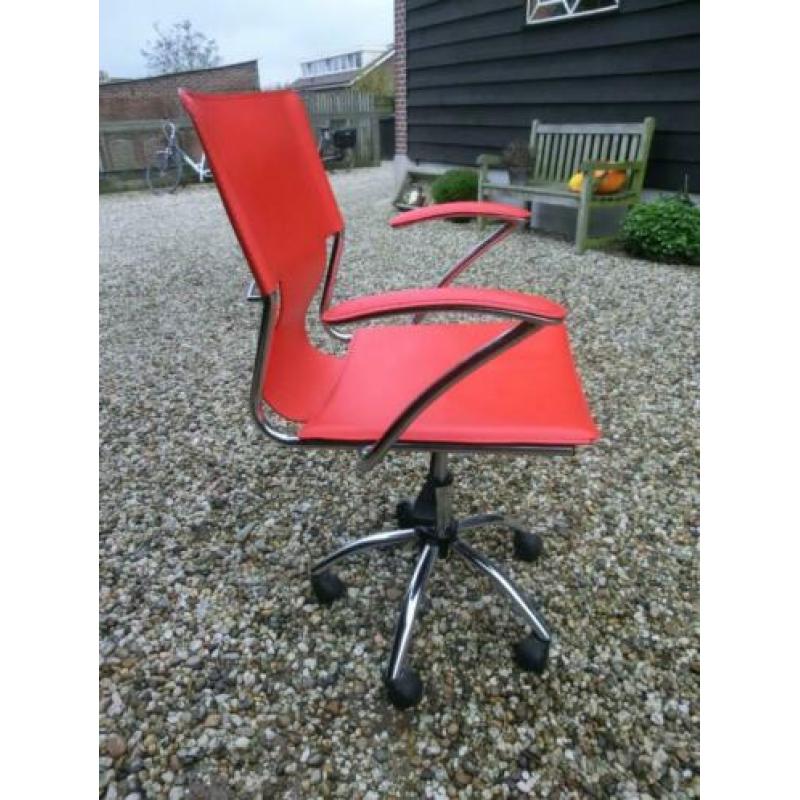 bureaustoel - rood - nr 8413