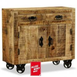NIEUW Dressoir mangohout matte afwerking Op=Op!