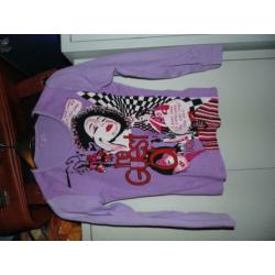 Shirt maat S katoen paars