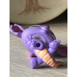 Lps littlest pet shop rare purple dragon petshop