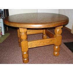Massief eiken salontafel