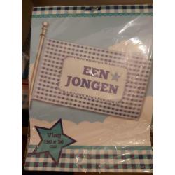 Babyshower jongen/boy. Blauwe versiering. Feest