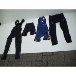 xxx 21-2 GEBRUIKTE WIELERKLEDING VOOR MAAR 7 EURO PER ITEM