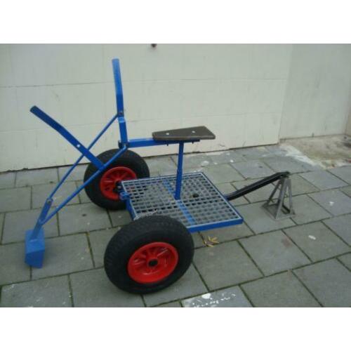 Graver graafmachine kraan dreglijn aanhanger - ZGAN