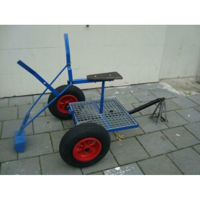 Graver graafmachine kraan dreglijn aanhanger - ZGAN