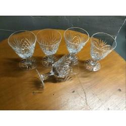 Loodkristallen glazen collectie