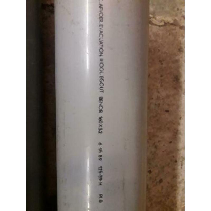 10 meter pvc 160 mm afvoerbuis rioolbuis