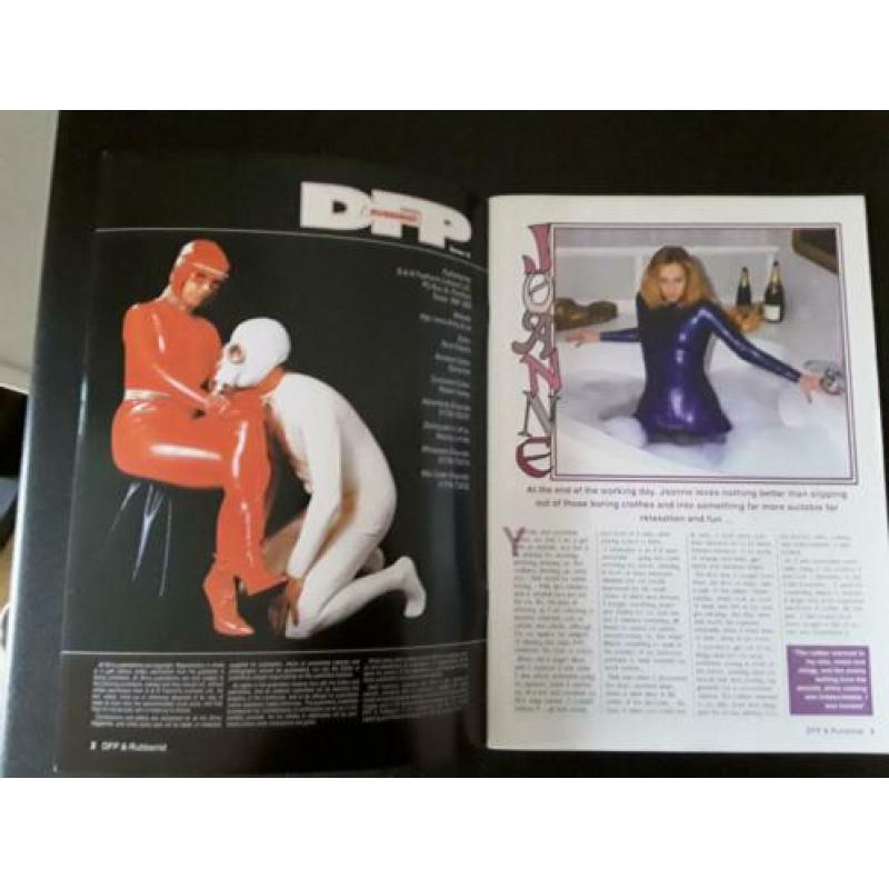 Vintage fetish magazines rubber en leer