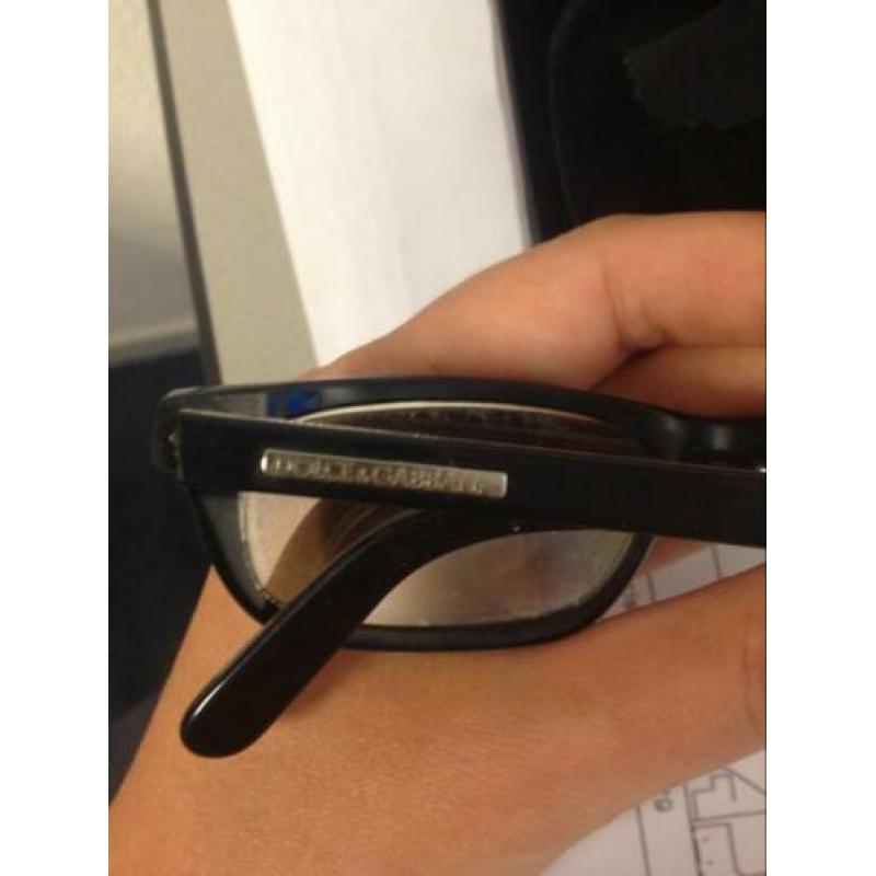 Mooie originele Dolce & Gabbana zonnebril met doosje en etui