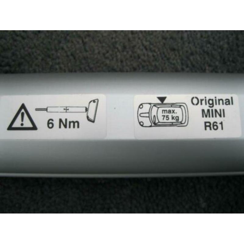 Mini Paceman R61 dakdragers