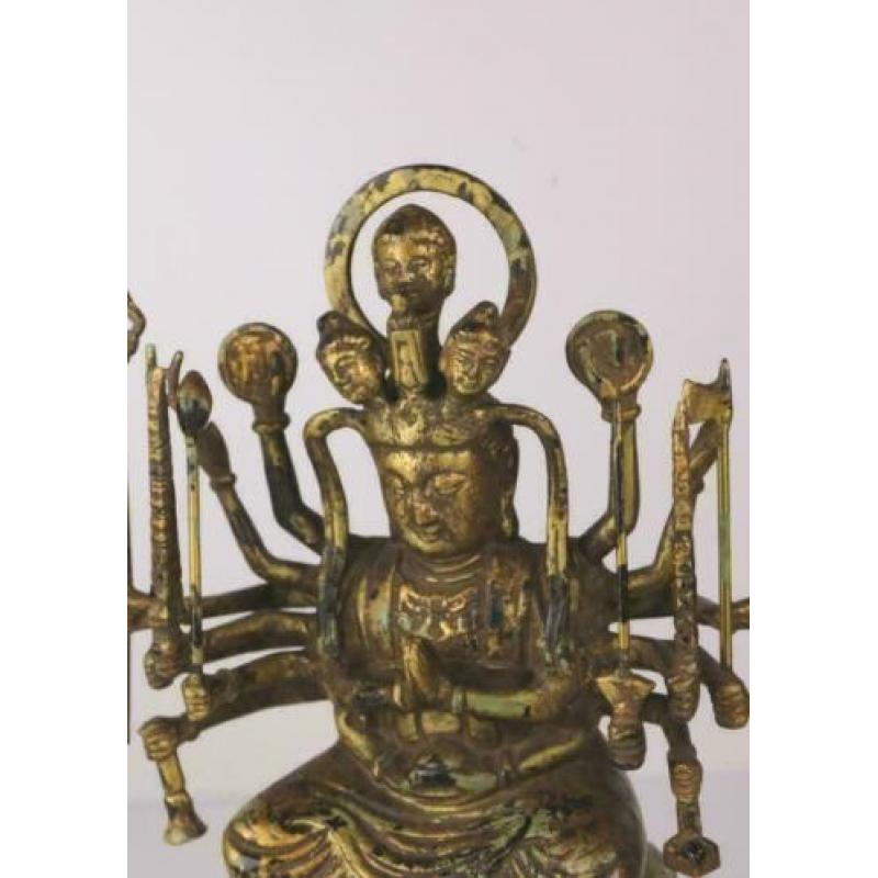 Zeer bijzonder Avalokitesvara / Kuan Yin - Brons - China - E