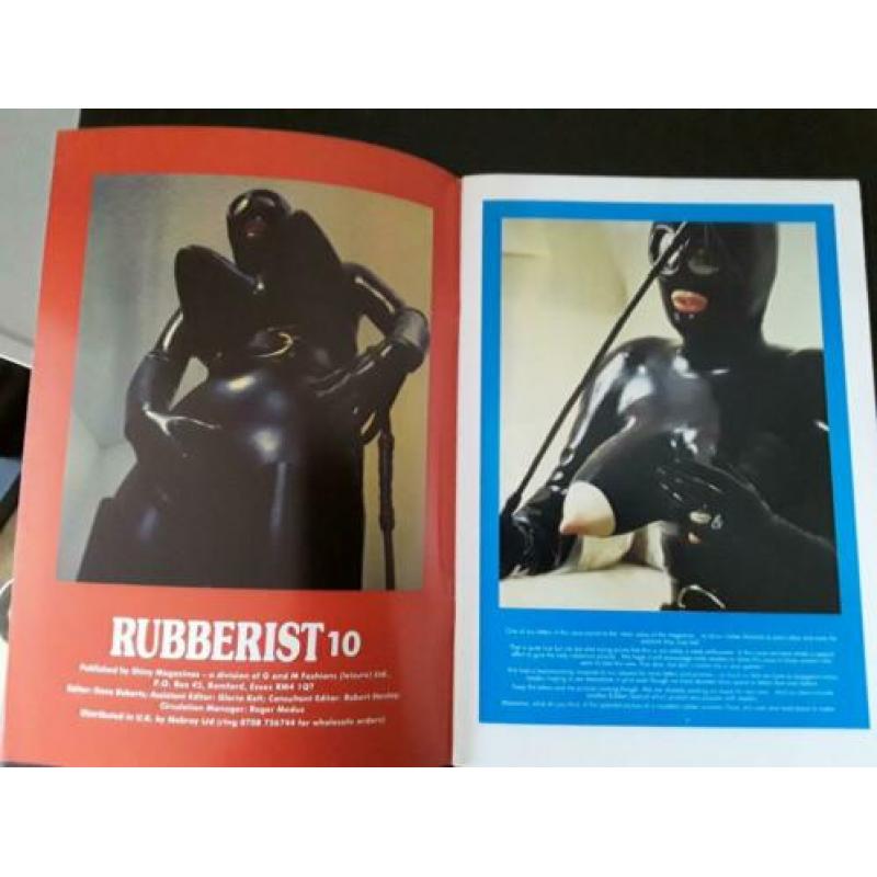 Vintage fetish magazines rubber en leer
