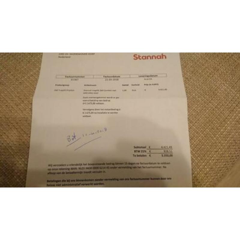 Traplift merk Stannas, zie alle foto's voor info.