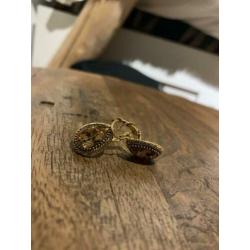 Camps & Camps oorbellen - Goud - Druppel