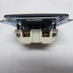NIKO inbouw WCD tweepolig | 17 mm diep | zwart | NIEUW