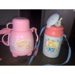 Drinkbekers Doornroosje. 5 euro’s per stuk. Beide 8€