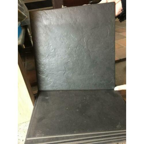 Zwarte (badkamer) tegels 33x33cm 21st