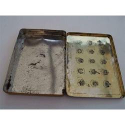 100-2 Sigarettenblikje Ed Laurens Filter oval Laurens Gelb