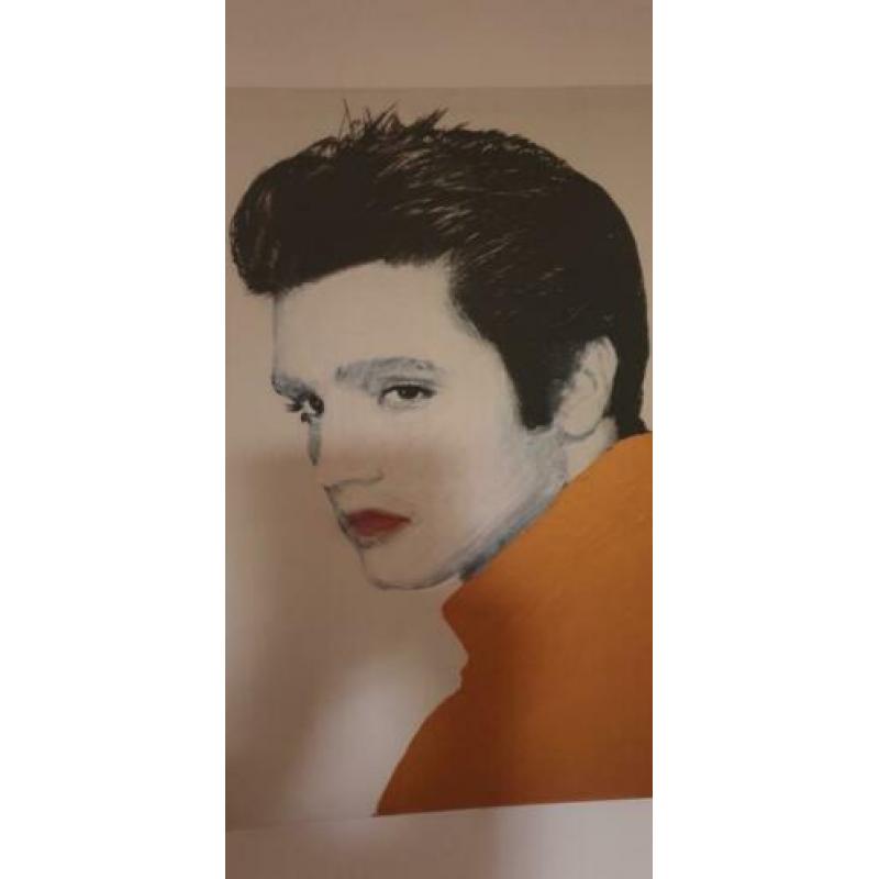 Eigen kunst. Elvis Presley. 55cmx40cm.