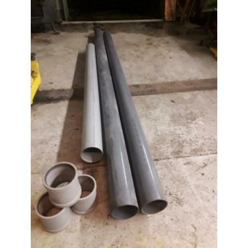 10 meter pvc 160 mm afvoerbuis rioolbuis