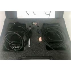 2x SENNHEISER MKE 2 lavalier microfoons met MZA10 voeding