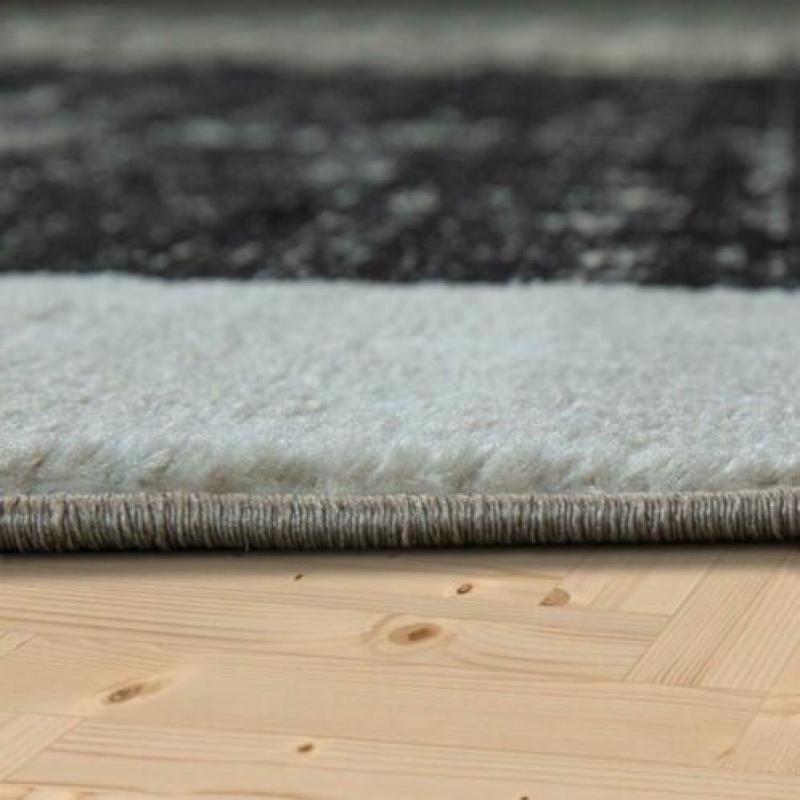 Modern tapijt Donker Bruin 60 x 100 cm t/m 240 x 340 cm