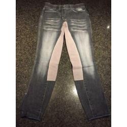 hv polo rijbroek lubaro denim jeans blue 38 gold cup western