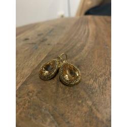 Camps & Camps oorbellen - Goud - Druppel