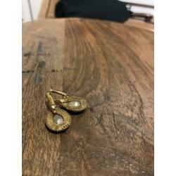 Camps & Camps oorbellen - Goud - Druppel