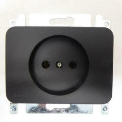 NIKO inbouw WCD tweepolig | 17 mm diep | zwart | NIEUW
