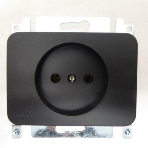 NIKO inbouw WCD tweepolig | 17 mm diep | zwart | NIEUW