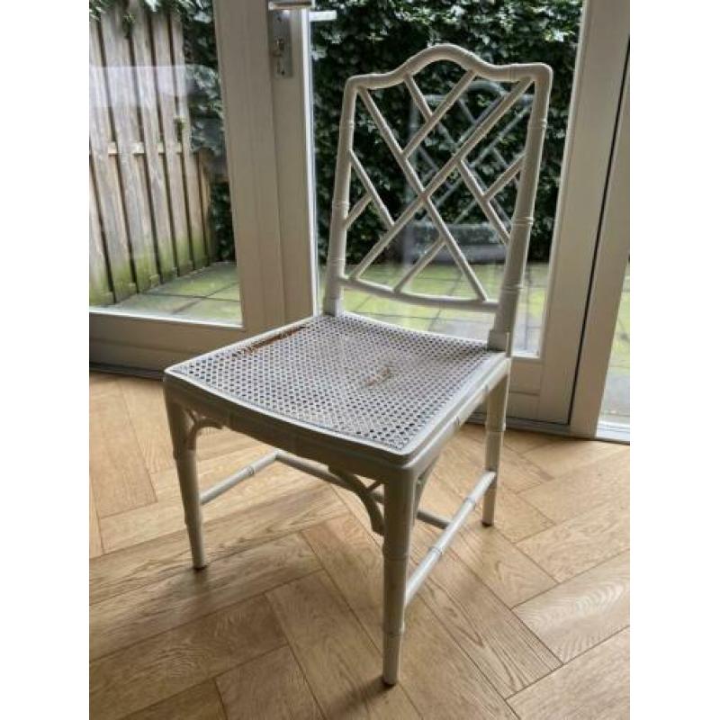Faux Bamboo Hollywood Regency Chair