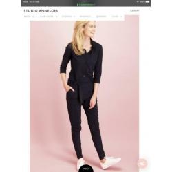Studio Anneloes jumpsuit donkerblauw S