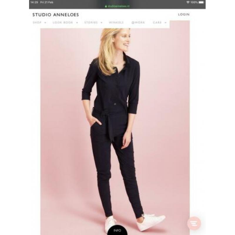 Studio Anneloes jumpsuit donkerblauw S