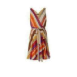 Ralph Lauren Charnika wikkeljurk met streepdessin, maat M