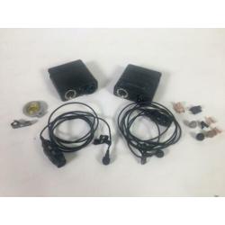 2x SENNHEISER MKE 2 lavalier microfoons met MZA10 voeding