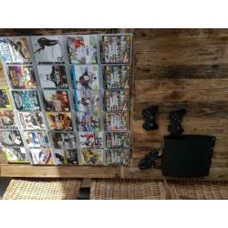 PlayStation 3 met 2 controllers en 32spellen