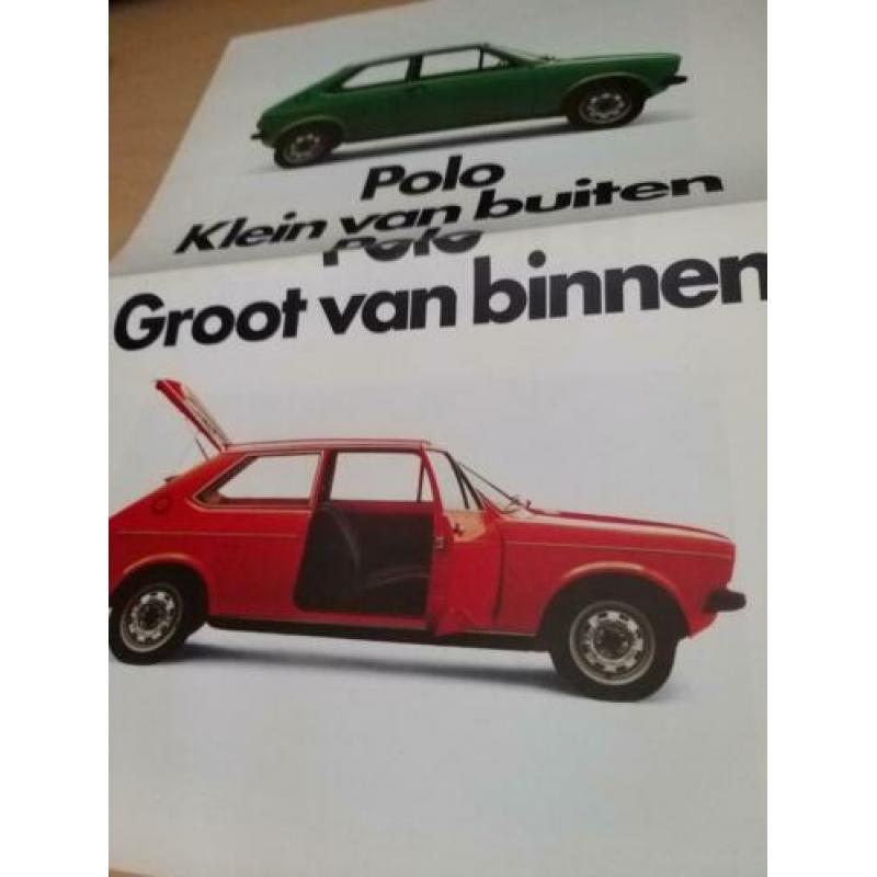 1975 Volkswagen polo mk1 introductie folder IZGST óók kleure