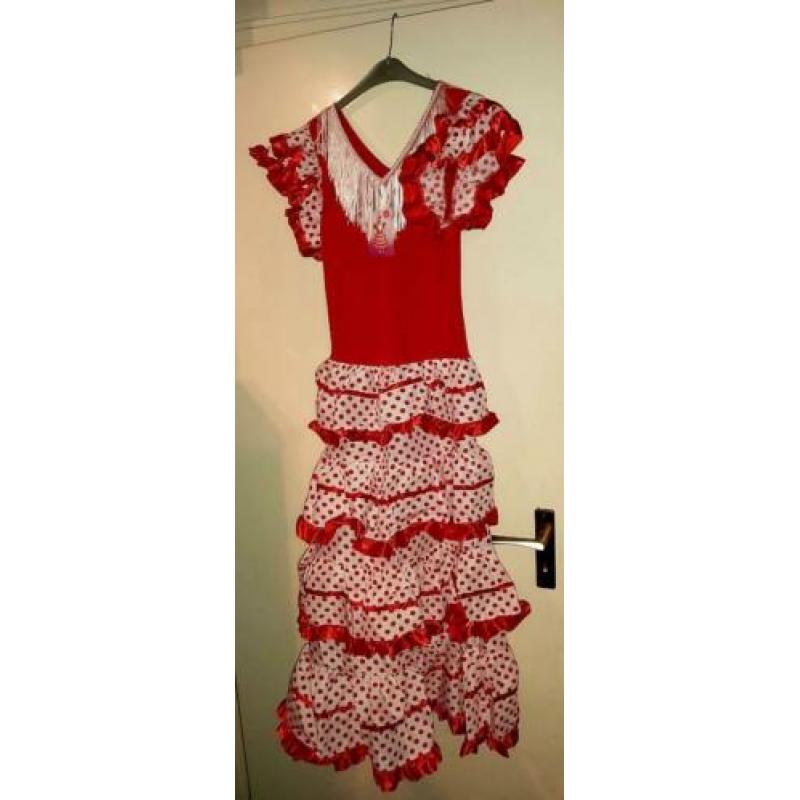 Spaanse jurk Maat 16 Nieuw - leuk voor Carnaval