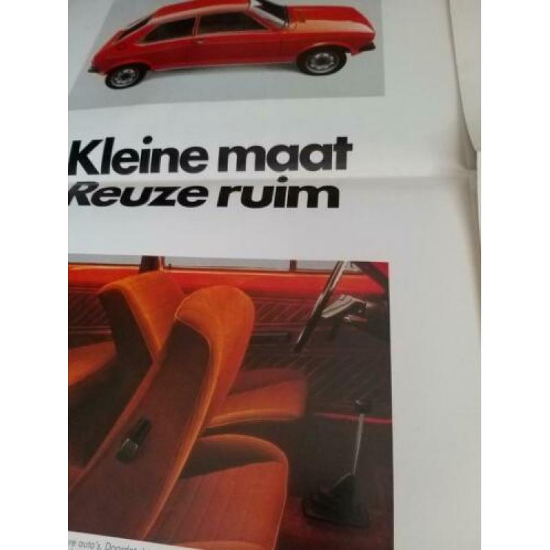 1975 Volkswagen polo mk1 introductie folder IZGST óók kleure
