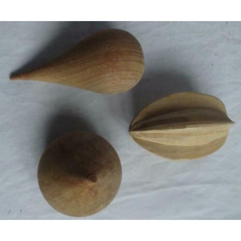 HOUTEN FRUIT * 7 Kunstwerkjes *