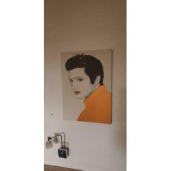 Eigen kunst. Elvis Presley. 55cmx40cm.