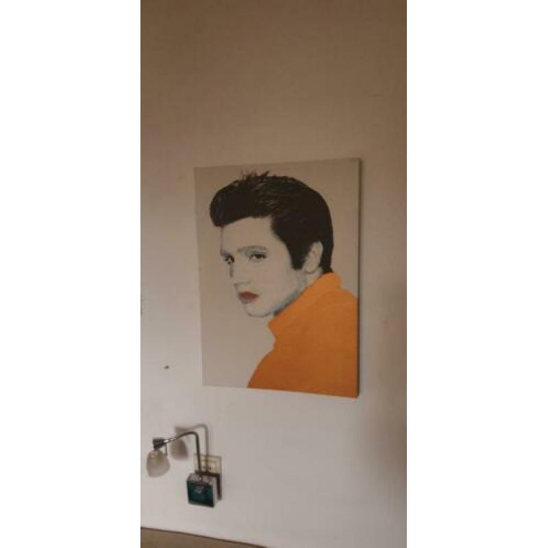 Eigen kunst. Elvis Presley. 55cmx40cm.