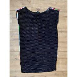 Z.g.a.n. Kleurrijk, lang shirt / top van Geisha, maat M / 38