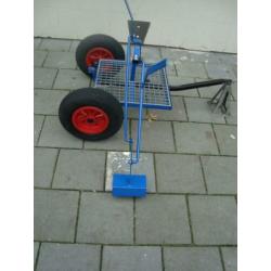 Graver graafmachine kraan dreglijn aanhanger - ZGAN