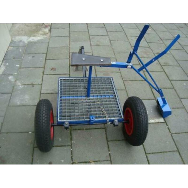 Graver graafmachine kraan dreglijn aanhanger - ZGAN