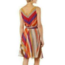Ralph Lauren Charnika wikkeljurk met streepdessin, maat M