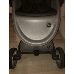 Grijze mima kinderwagen